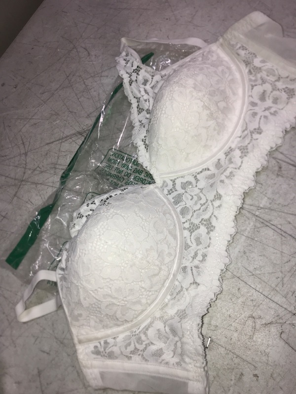 Photo 1 of 36C WOMENS WHITE BRALETTE 