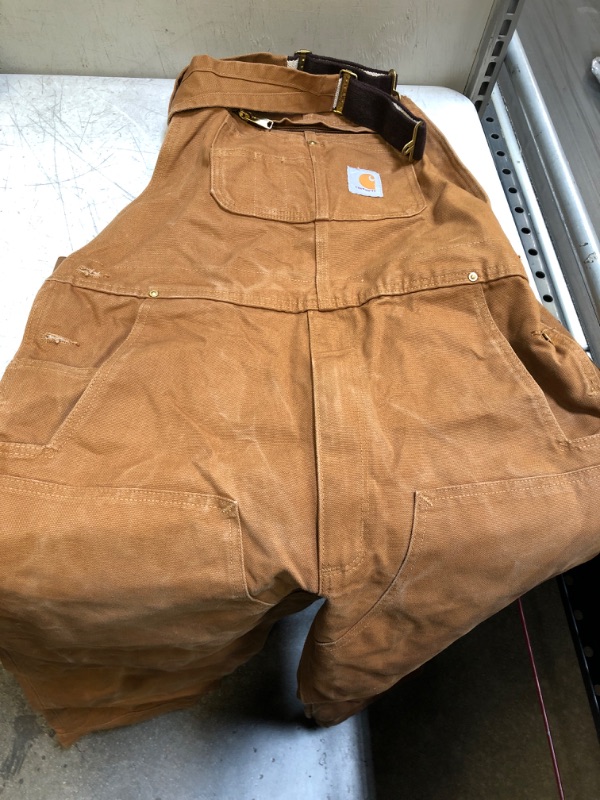 Photo 4 of Carhartt Unlined Duck Bib Overalls(USED)(MINOR STAINS)
SIZE 36 X 34