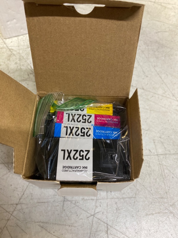 Photo 2 of 252XL LemeroUexpect Remanufactured Ink Cartridge Replacement for Epson 252XL 252 XL T252XL Ink Combo Pack for Workforce WF-3640 WF-7620 WF-7720 WF-3620 WF-7610 Printer Black Cyan Magenta Yellow, 4P
