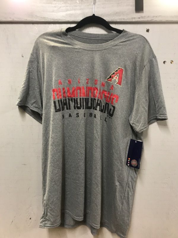 Photo 1 of 2XL, MEN'S ARIZONA DIAMONDBACK GREY SHIRT 