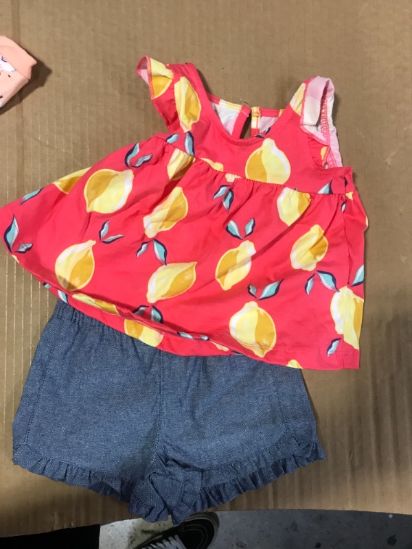 Photo 1 of Baby Girls' Lemon Top & Bottom Set - Carter's Just One You Pink 6M
