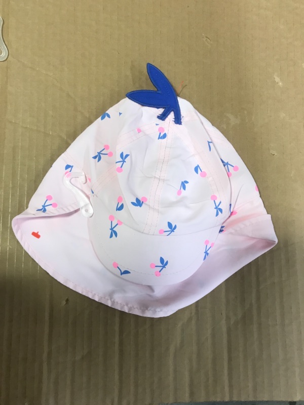 Photo 1 of Baby Girls' Cherry Print Sun Hat - Cat & Jack Pink 6-12M
