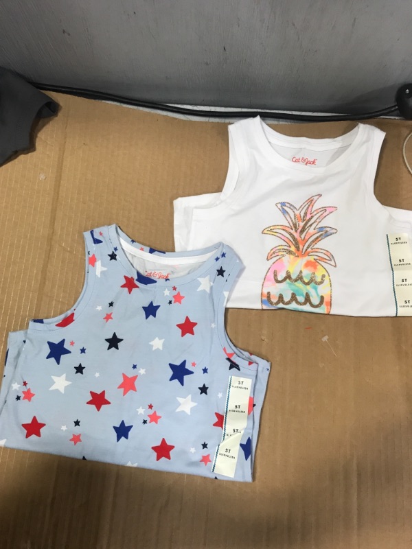 Photo 1 of 5T GIRLS SLEEVELESS TOPS 