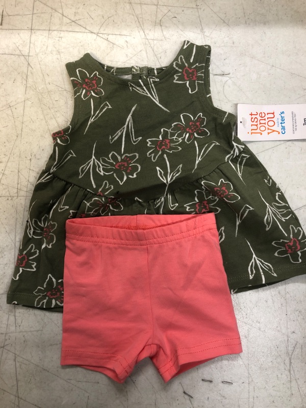 Photo 1 of SIZE 3M - Baby Girls' Floral Top & Bottom Set - Just One You® Made by Carter's
