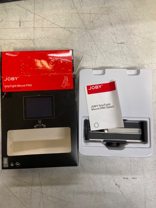 Photo 2 of Joby GripTight PRO Tablet - Tripod Head / ONLY PACKAGING HAS MINIMAL DAMAGE 