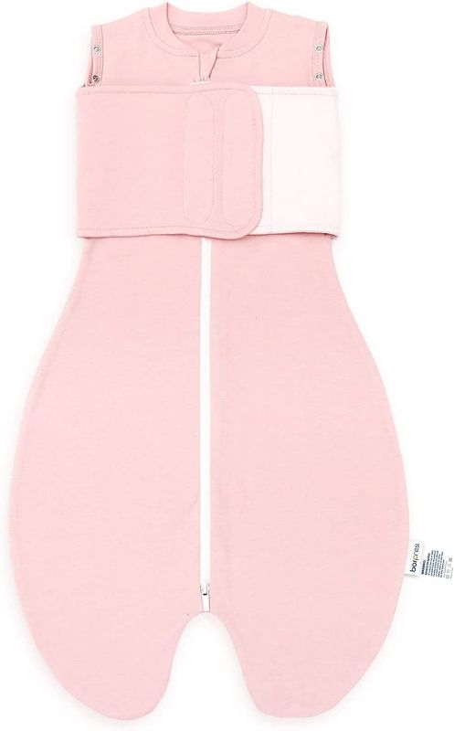 Photo 1 of BORPRES Baby Swaddle Blankets Newborn Sleeping Bag Convertible for Boys and Girls with Swaddle Band,Calms,Better Sleep,Snug fit,100% Cotton,0-6 Months,Pink / PRODUCT IS FACTORY SEALED
