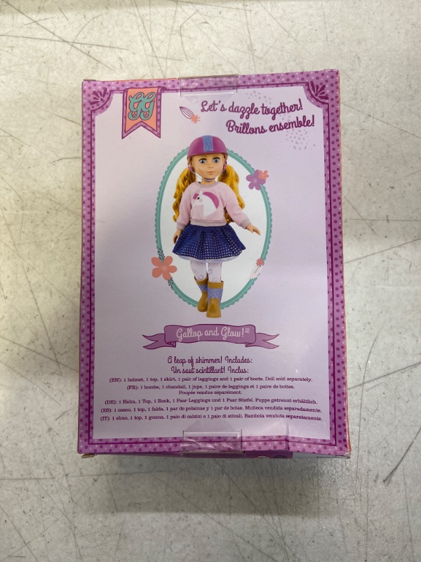 Photo 3 of Glitter Girls by Battat - Gallop & Glow! Outfit -14" Doll Clothes - Toys, Clothes & Accessories for Girls 3-Year-Old & up / FACTORY SEALED
