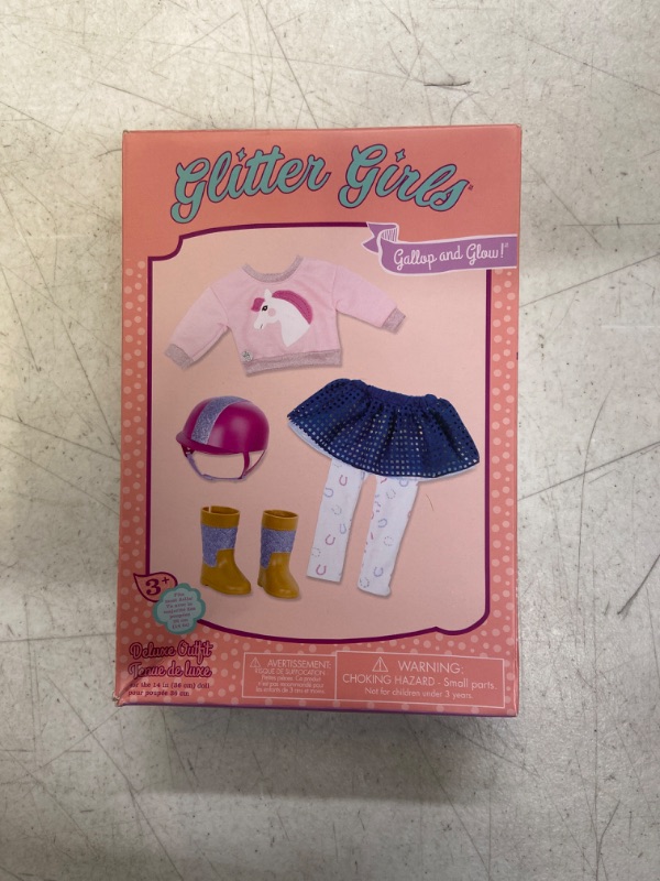 Photo 2 of Glitter Girls by Battat - Gallop & Glow! Outfit -14" Doll Clothes - Toys, Clothes & Accessories for Girls 3-Year-Old & up / FACTORY SEALED
