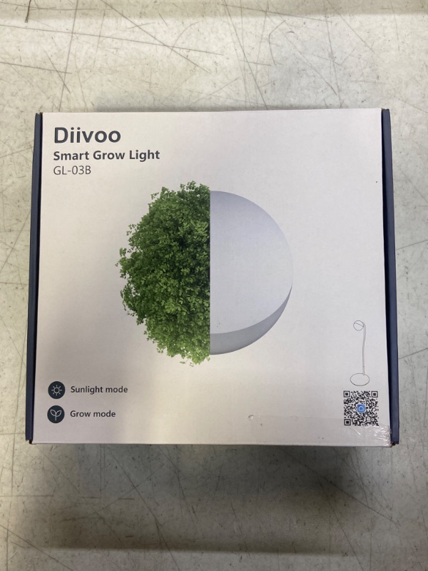 Photo 2 of Smart Grow Lights for Indoor Plants, Diivoo Bluetooth Full Spectrum Led Growing Lamp, Stepless Dimming, Automatic Timer, Height Adjustable, for Greenhouse, Stand, Shelf
