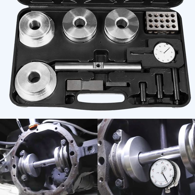 Photo 1 of 11001 Differential Pinion Depth Checker Kit Fit For GM 10-14 Bolts, Ford 8” 8.8” 9”, Dana 30-80, Chrysler Replace for T&D 11001 Pinion Depth Checker
