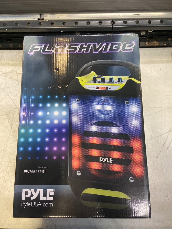 Photo 2 of Pyle Portable Bluetooth Speaker Black PWMA275BT
