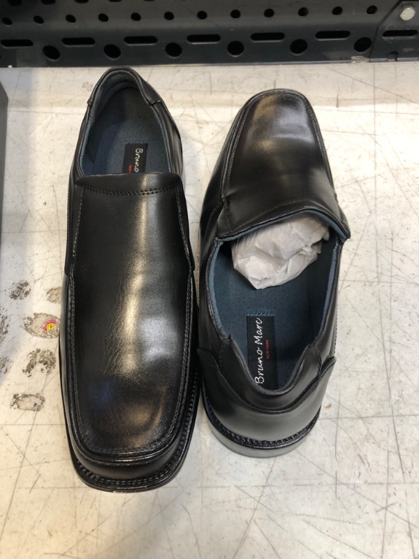 Photo 4 of Bruno Marc Men's Goldman-02 Slip on Leather Lined Square Toe Dress Loafers Shoes for Casual Weekend Formal Work SIZE 12
