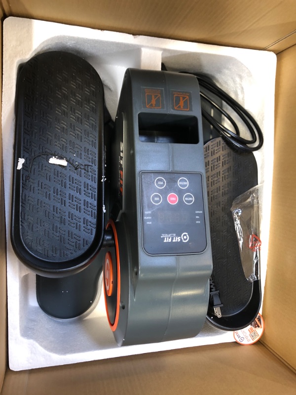 Photo 3 of SITFIT, Sit Down and Cycle! Powered Foot Pedal Exerciser for Seniors, Under Desk Elliptical Exercise Bike, Leg Exerciser While Sitting. Peddler Exerciser Mini Bike, Portable Rehabilitation Equipment.