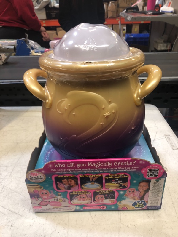 Photo 1 of Magic Mixies Magical Misting Cauldron with Interactive 8 inch Pink Plush Toy and 50+ Sounds and Reactions