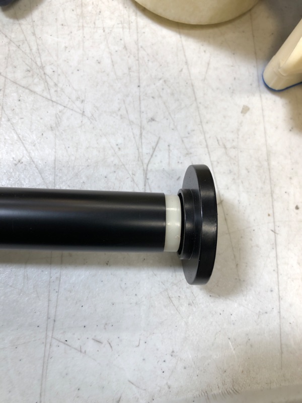 Photo 3 of 49" BLACK CURTAIN ROD