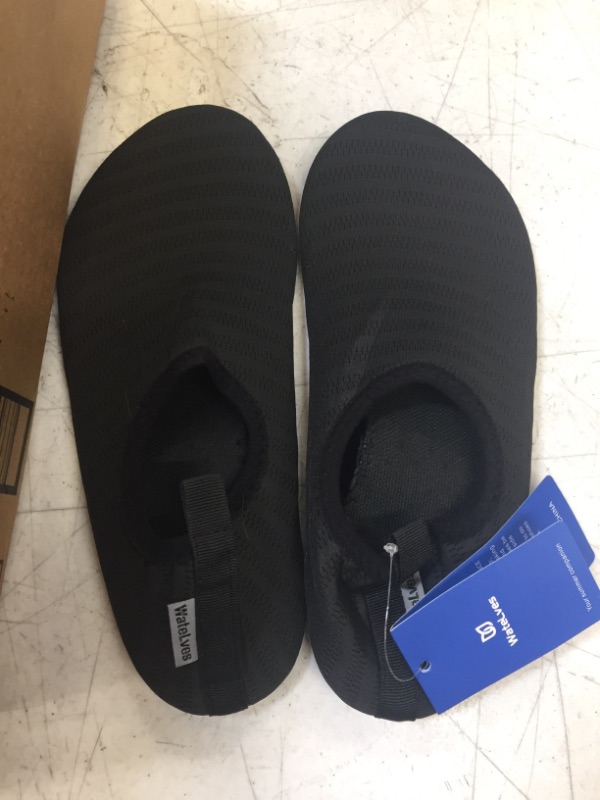 Photo 1 of WateLves Womens and Mens Kids Water Shoes Barefoot Quick-Dry Aqua Socks for Beach Swim Surf Yoga Exercise 8.5-9.5 Women/7.5-8.5 Men A-lxy.black