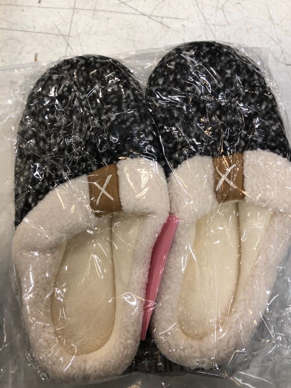 Photo 1 of ADULT SIZE LARGE SLIPPERS WITH PLUSH LINING 