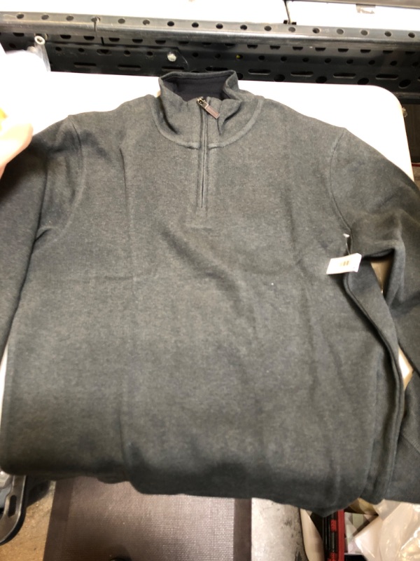 Photo 1 of AMAZON ESSENTIAL GRAY LONG SLEEVE SHIRT - SIZE M