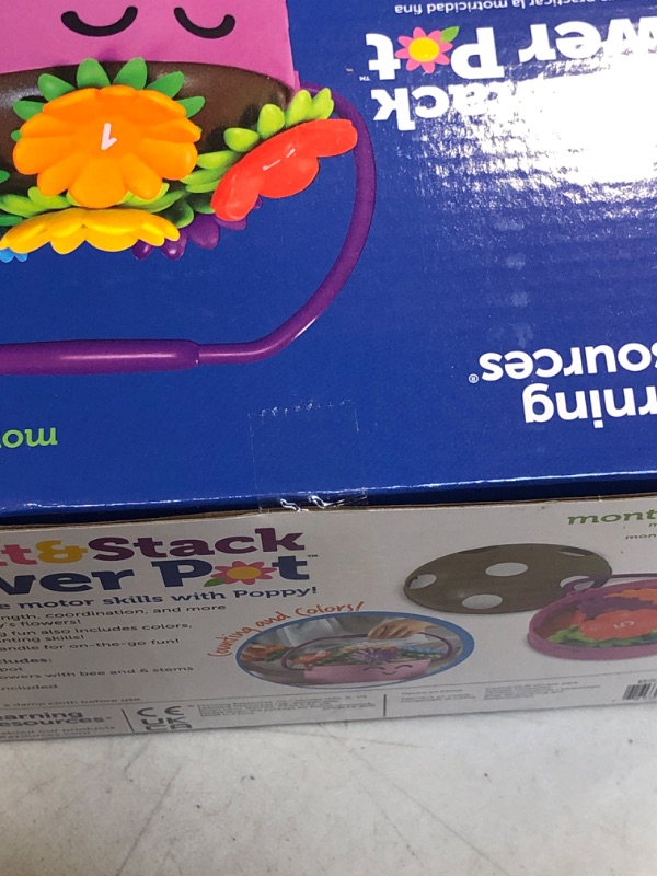 Photo 3 of Learning Resources Poppy the Count & Stack Flower Pot - 15 Pieces Toddler Learning Toys for Boys and Girls Ages 18+ Months Sorting Toys for Toddlers
++FACTORY SEALED++