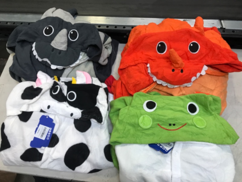 Photo 1 of 4 Pack Adult Onesies Various Animals S, 2XL, L, M