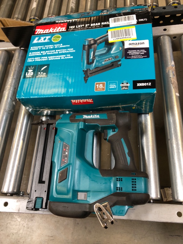 Photo 2 of 18-Volt LXT Lithium-Ion 18-Gauge Cordless Brad Nailer (Tool-Only)