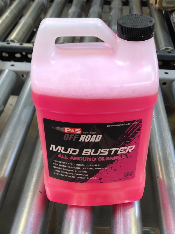 Photo 2 of P&S Professional Detail Products - Off Road - Mud Buster All Around Cleaner - Concentrated and Great for Undercarriages, Frames, and Wheels; Tough on Grease, Grime, and Mud; High Foaming (1 Gallon)