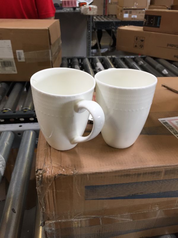 Photo 1 of 2 PACK OF WHITE MUGS