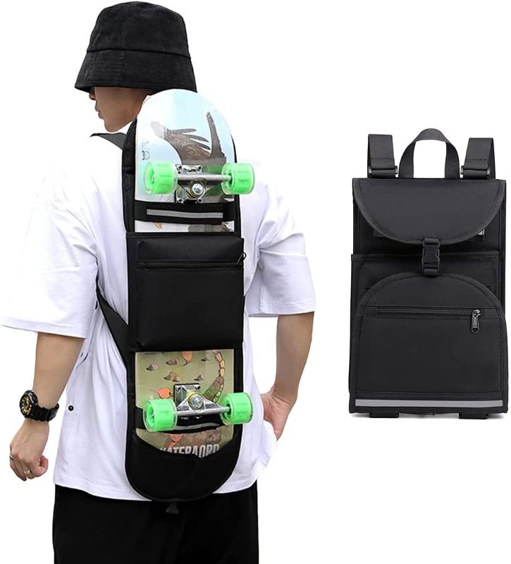 Photo 1 of Abscalar Skateboard Backpacks Foldable Skateboard Bags for Men and Boys
