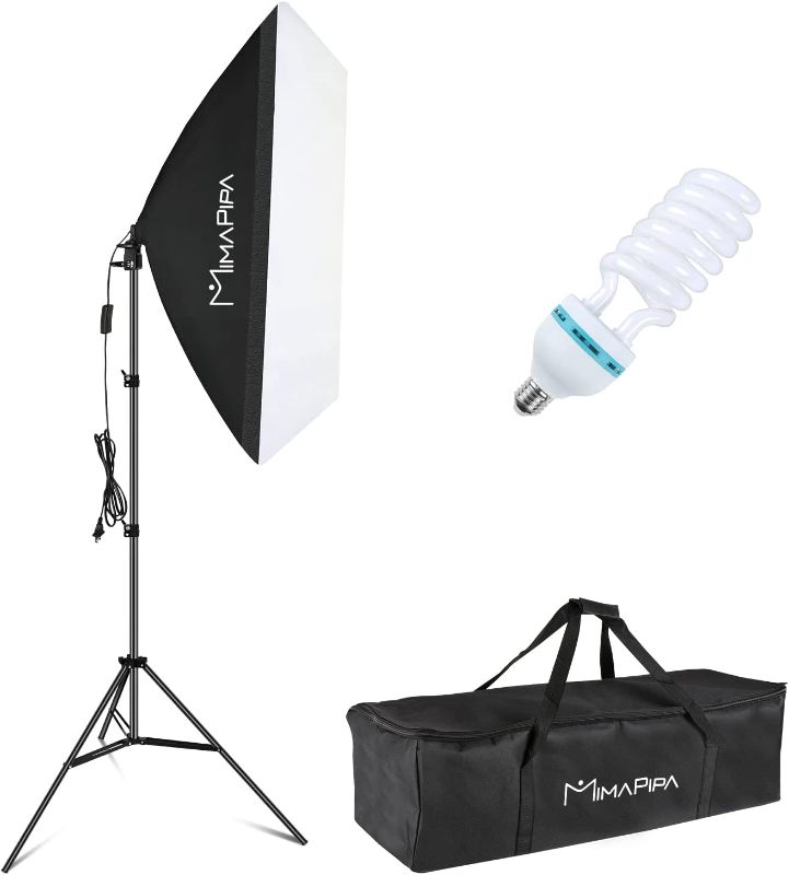 Photo 1 of MimaPipa Softbox Lighting Kit 20"X28" Photography Lighting Kit