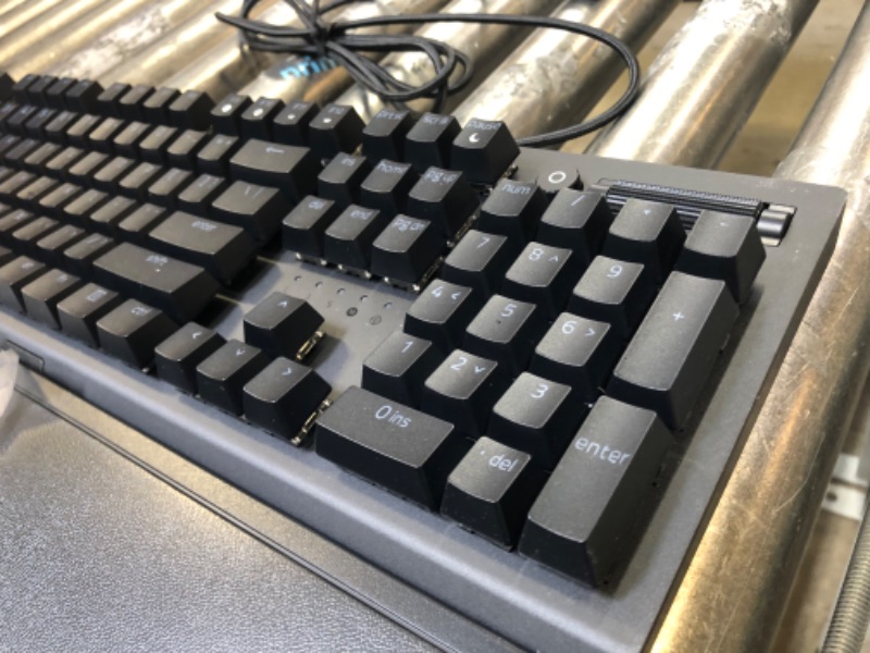 Photo 5 of Razer BlackWidow V3 Mechanical Gaming Keyboard: Green Mechanical Switches - Tactile & Clicky - Chroma RGB Lighting - Compact Form Factor - Programmable Macro Functionality, Classic Black ------- OUT OF THE BOX NEW