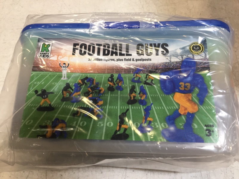 Photo 2 of Kaskey Kids FOOTBALL GUYS - 27 Action Figures + Field & Goalposts (6201)
