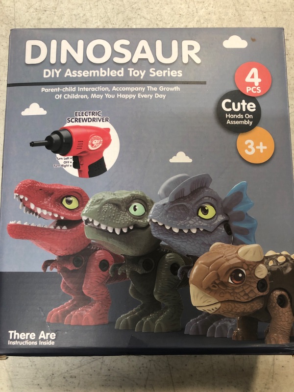 Photo 3 of Dinosaur Toys for Kids 3-5, Take Apart Dino Games for Boys Girls Age 5-7, Construction Building Educational STEM Set.
