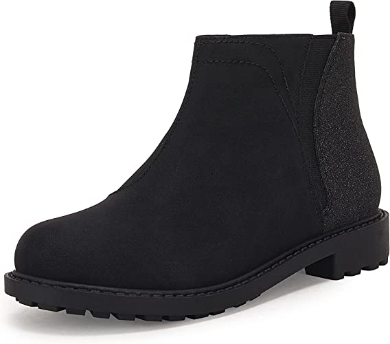 Photo 1 of Coutgo Girl's Ankle Boots Round Toe Platform Low Chunky Heel Chelsea Booties With Side Zipper Faux Leather Kids Child Youth Dress Boot
SIZE 13