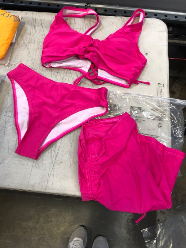 Photo 1 of 3 piece bathing suit size medium 