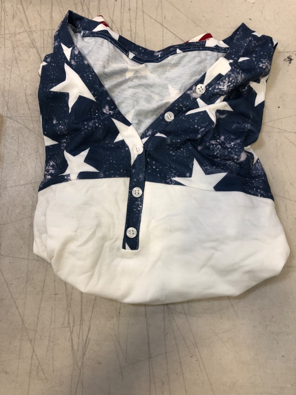 Photo 1 of American flag women's shirt size 3xl 