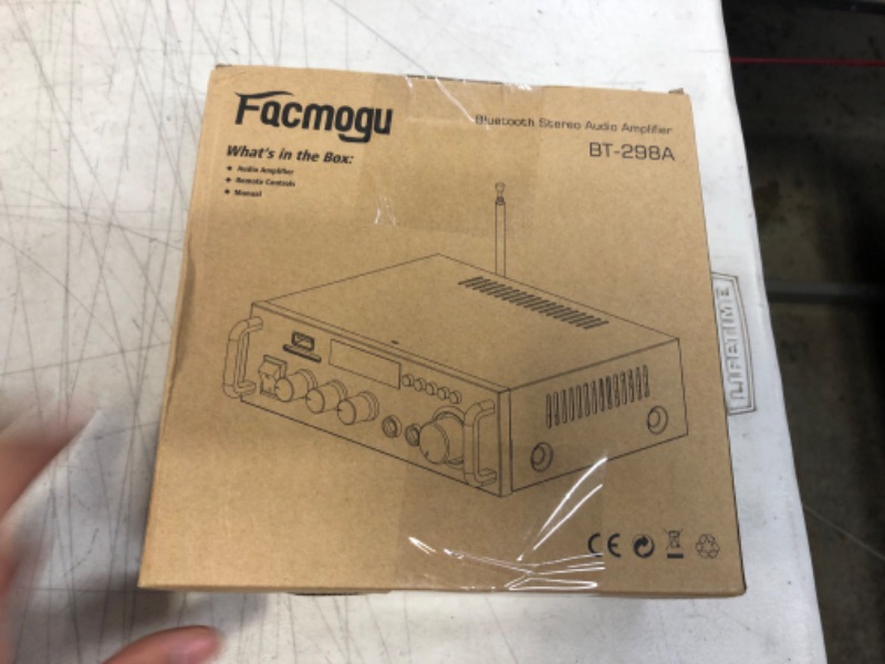 Photo 3 of Facmogu 298A Wireless Bluetooth 5.0 Stereo Audio Amplifier