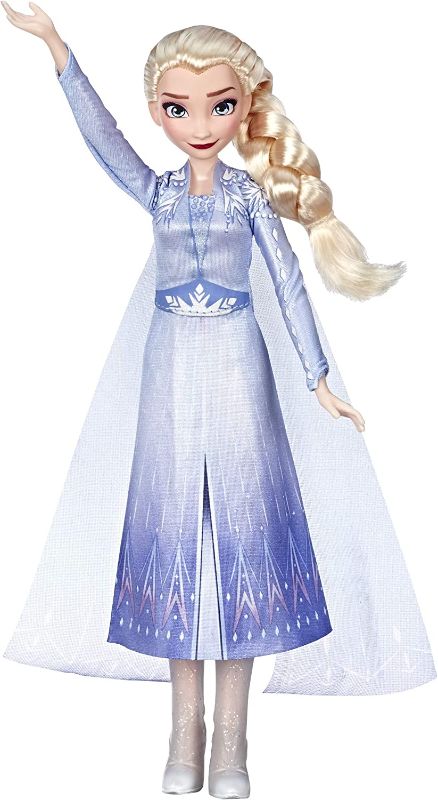 Photo 1 of Disney Frozen Singing Elsa Fashion Doll with Music Wearing Blue Dress Inspired by 2, Toy for Kids 3 Years & Up
