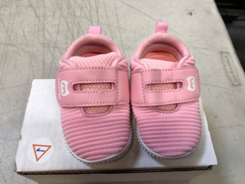 Photo 1 of toddlers shoes pink size 5 