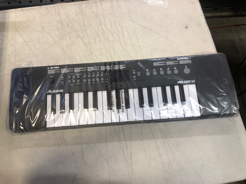 Photo 2 of Alesis Melody 32 – Electric Keyboard Digital Piano with 32 Keys, Speakers, 300 Sounds, 300 Rhythms, 40 Songs, USB-MIDI Connectivity and Piano Lessons
