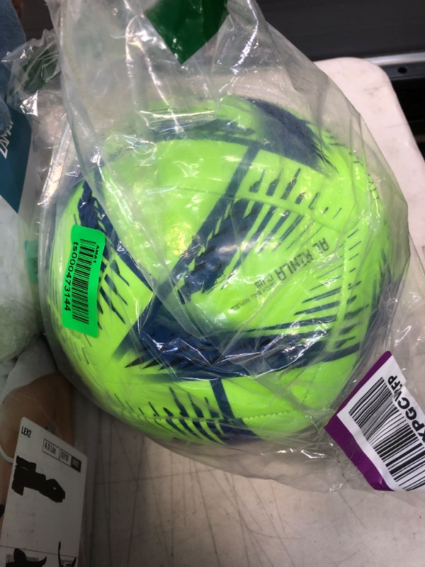 Photo 2 of adidas unisex-adult FIFA World Cup Qatar 2022 Al Rihla Club Soccer Ball Signal Green/Pantone/Black 5