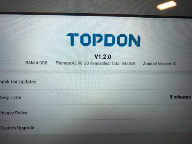 Photo 8 of  TOPDON Phoenix Plus Automotive Diagnostic Scan Tool 