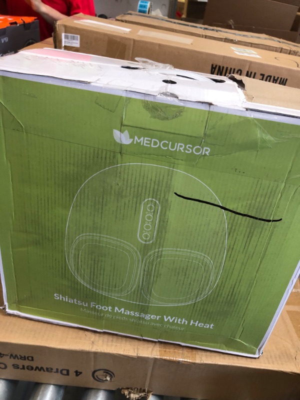 Photo 3 of Medcursor Foot Massager Machine with Heat, Deep Kneading Massager, Delivers Relief for Tired Muscles and Plantar, Multi-Level Settings & Adjustable Intensity