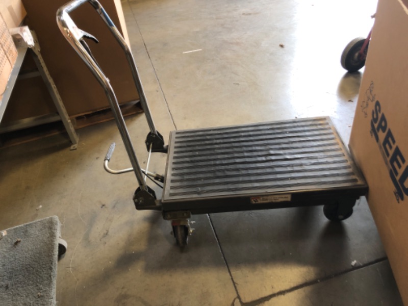 Photo 1 of   Hydraulic Table Cart
