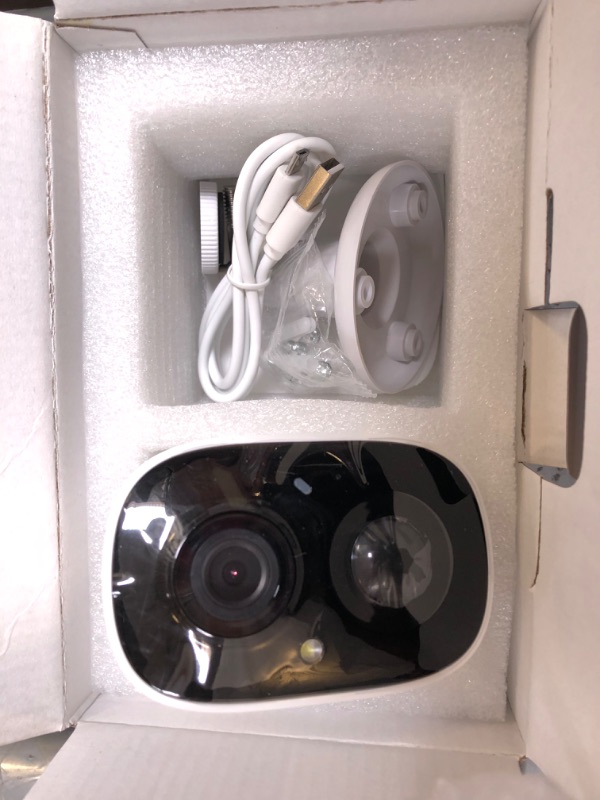 Photo 1 of ACCUHR Security Camera Outdoor Rechargeable Battery Wireless Security Camera System,1080P WiFi Home Surveillance Camera with 2-Way Audio, Full Color Night Vision, PIR Motion Detection, Siren Alarm