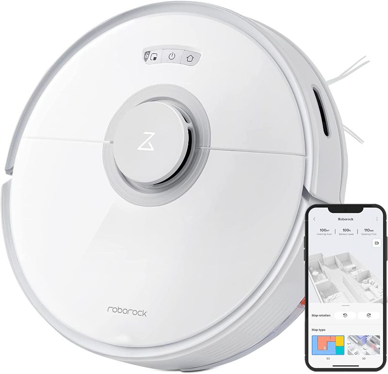 Photo 1 of roborock Q7 Max Robot Vacuum and Mop Cleaner, 4200Pa Strong Suction, Lidar Navigation, Multi-Level Mapping, No-Go&No-Mop Zones, 180mins Runtime, Works with Alexa, Perfect for Pet Hair(White)

