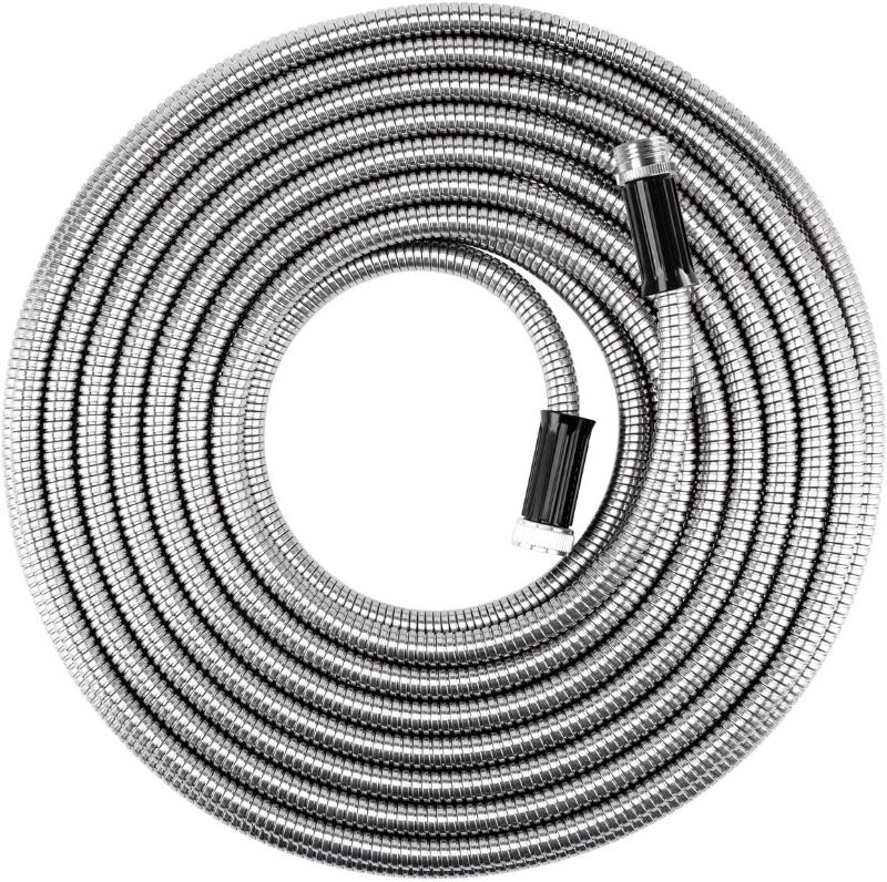 Photo 1 of  Metal Garden Hose 25 ft Flexible
