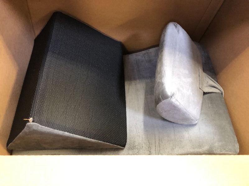 Photo 1 of 3 Piece Gray Cushion 