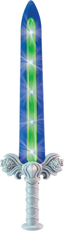 Photo 1 of Geospace GeoSword Soft and Safe Dueling Sword with LED Lights & Movement Battle Sounds, Assorted Colors (Blue