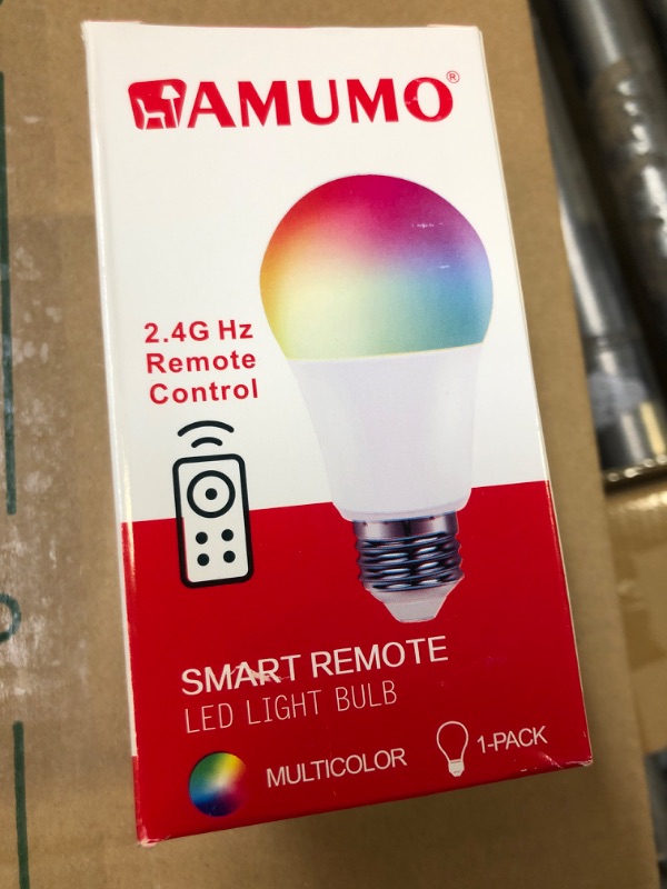 Photo 1 of AMUMO LED LIGHT BULB **** REMOTE NOT INCLUDED 