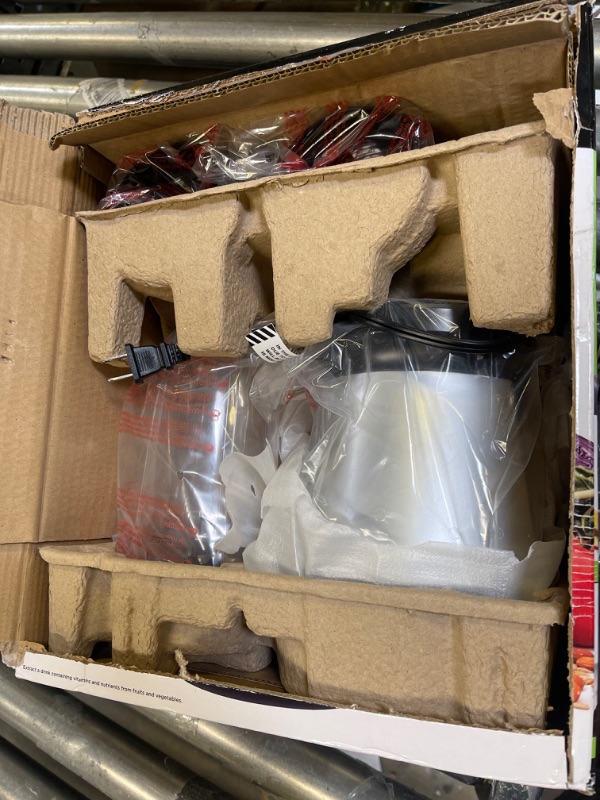 Photo 1 of Ninja BL455_30 Nutri Professional Personal Blender Bonus Set with 3-Sip & Seal Single Serves(12, 18, and 24 oz. Cups) & 75-Recipe Cookbook, Stainless Steel/Black
